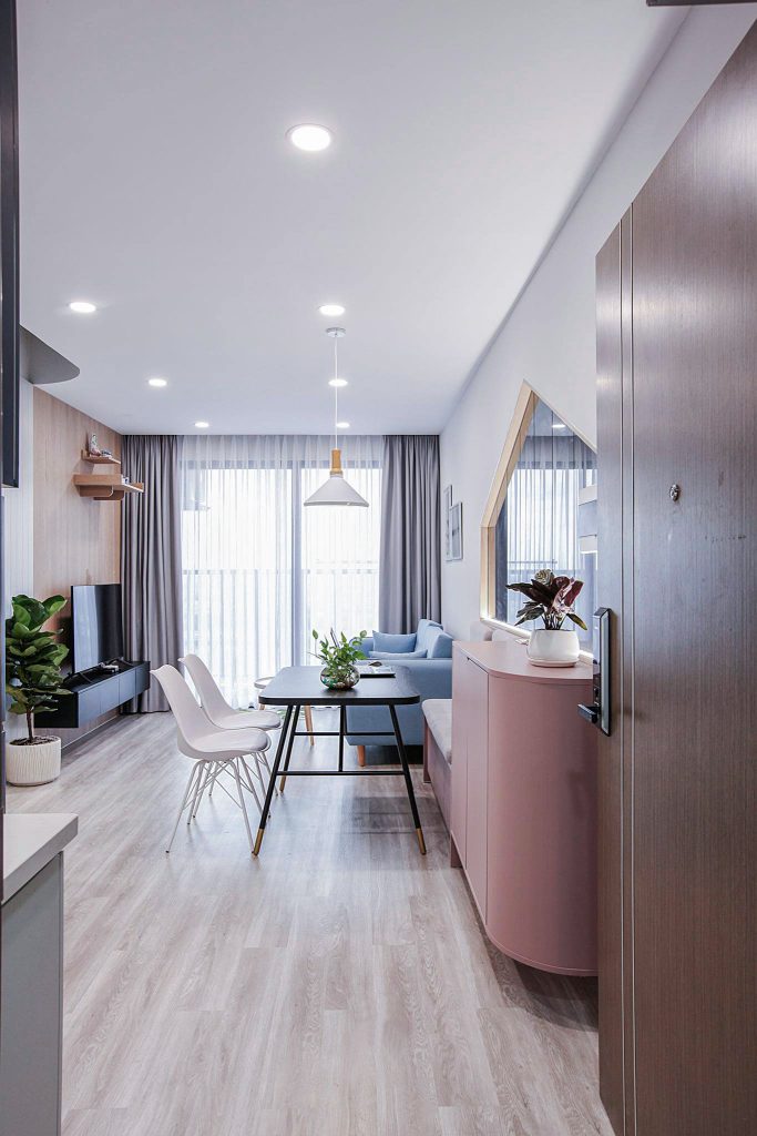 Thiết kế thi công nội thất căn hộ Safira Khang Điền ấm cúng và bình yên