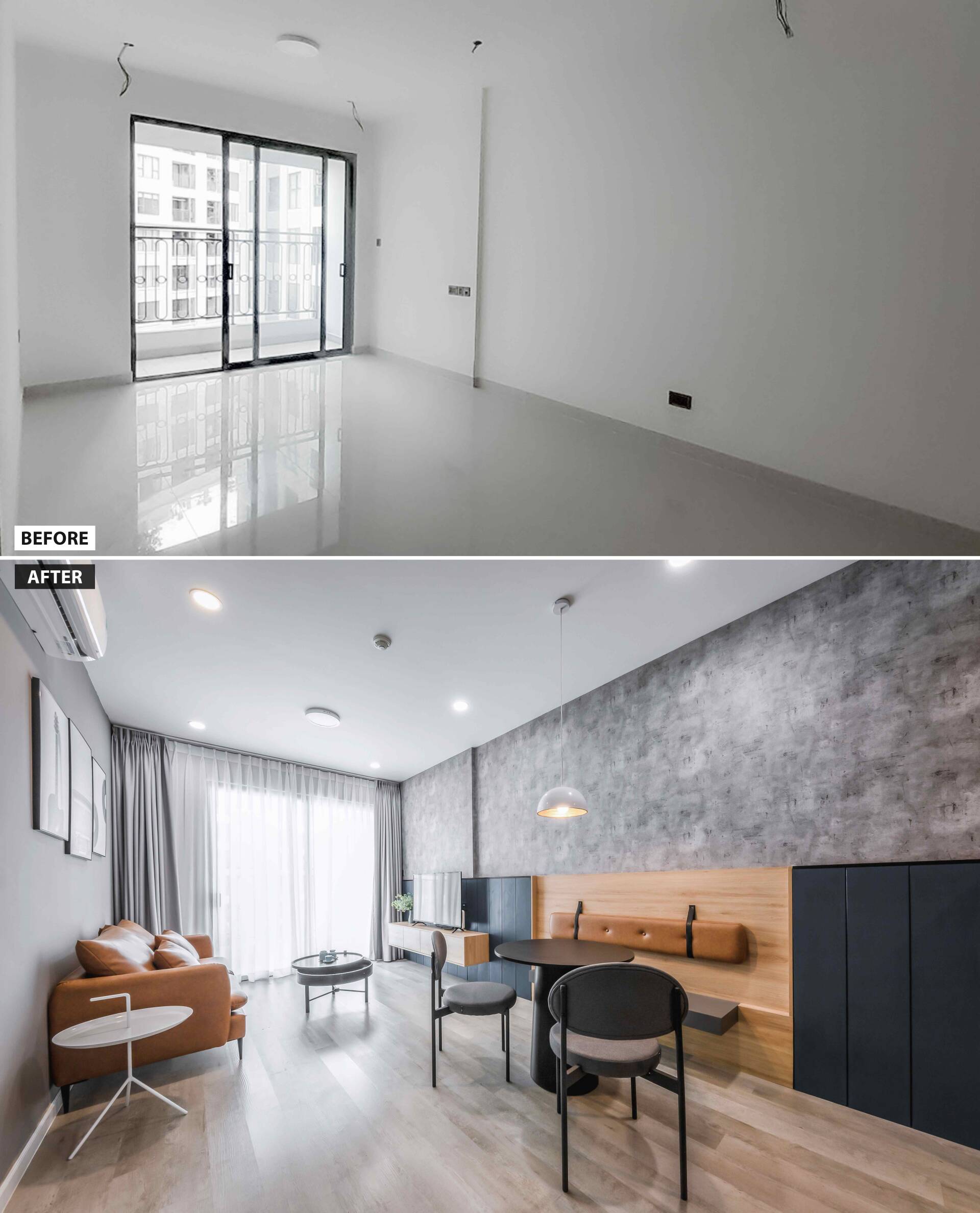 Dự án thiết kế thi công nội thất căn hộ Saigon Royal Cộng Design