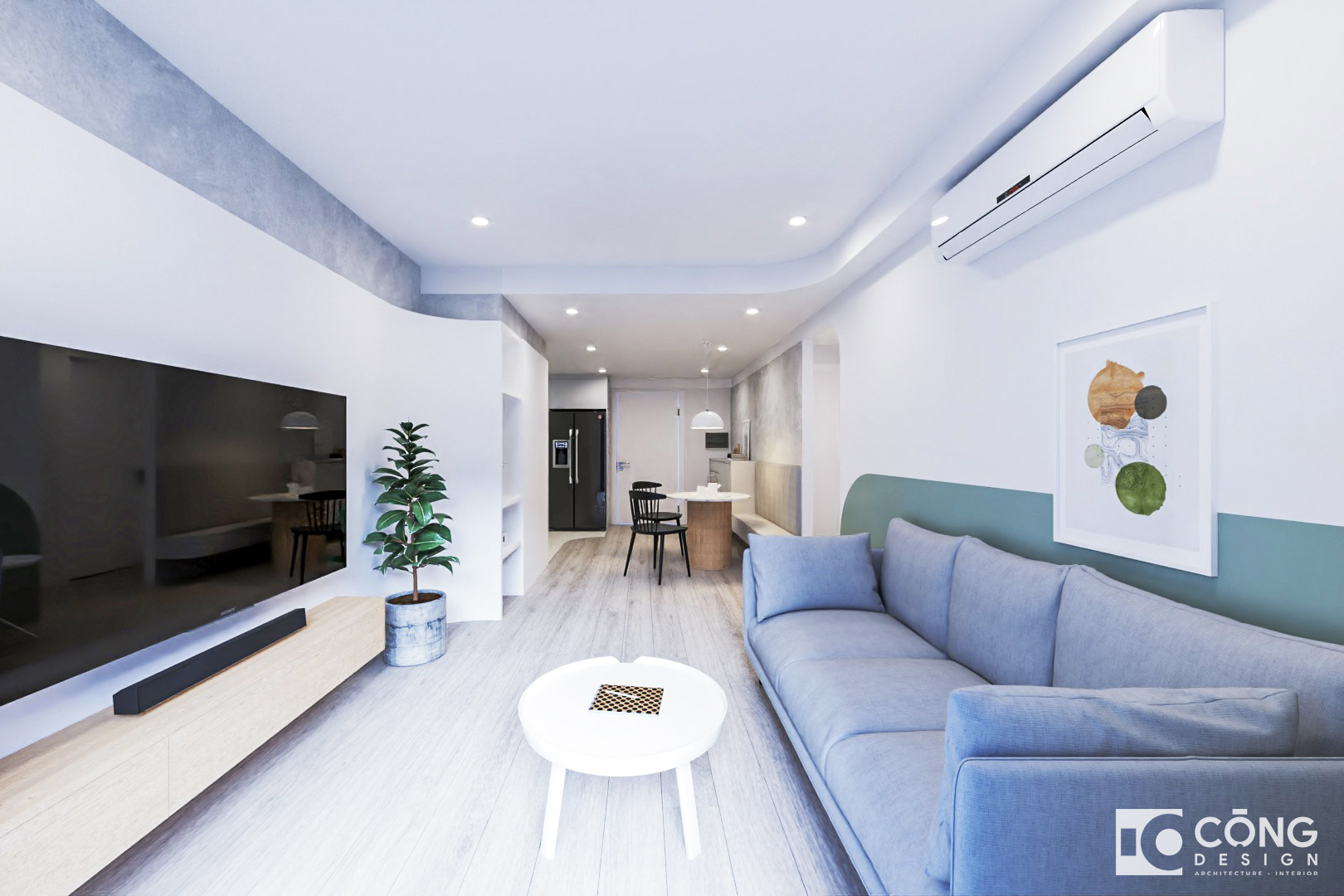 Mẫu thiết kế nội thất chung cư mới nhất 2024 - Cộng Design