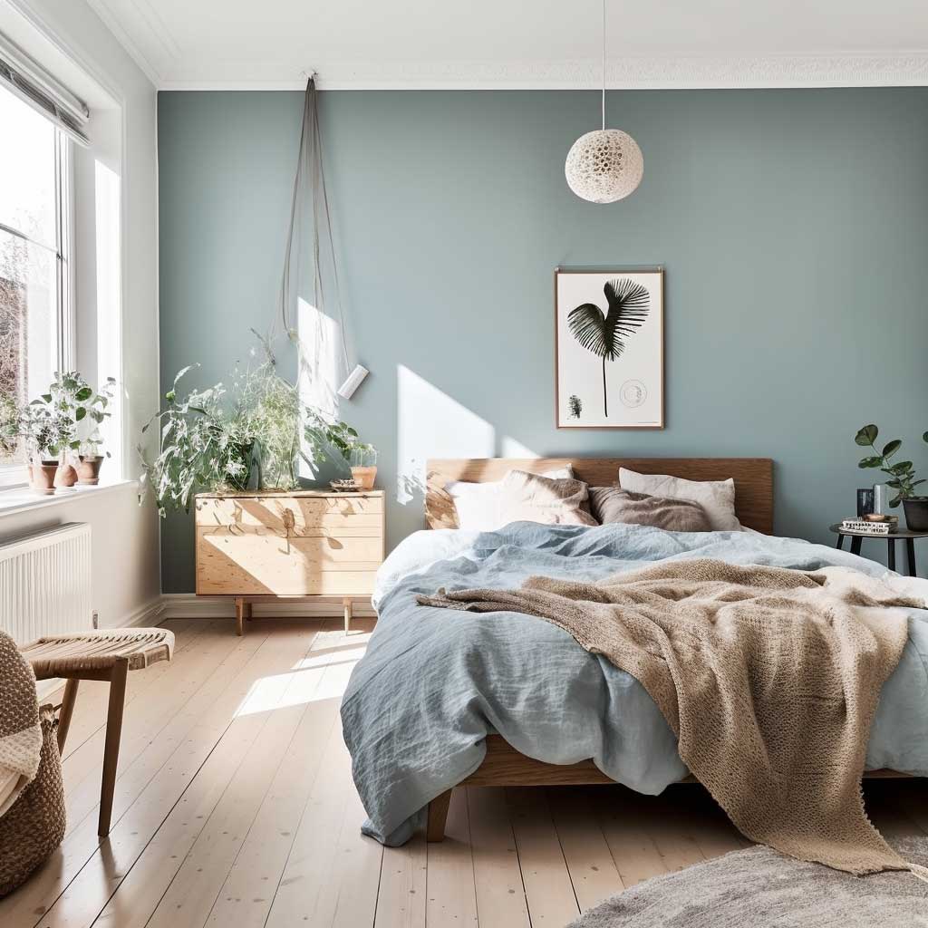 Thi công phòng ngủ: phong cách Scandinavian